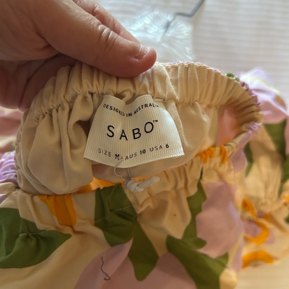 NWT Sabo Skirt Poppi Maxi Cutout Dress Size 6 Medium Floral Boho - Picture 8 of 9